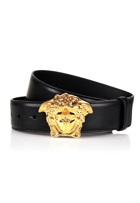 versace snake head belt|Versace men's medusa belt.